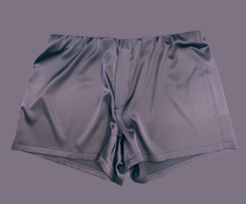 Natūralaus mulberry šilko vyriški miego šortai BOXER