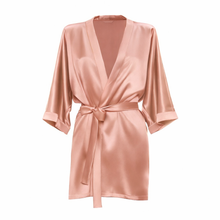 NAUJOS SPALVOS! 100% Natūralaus Mulberry šilko chalatas