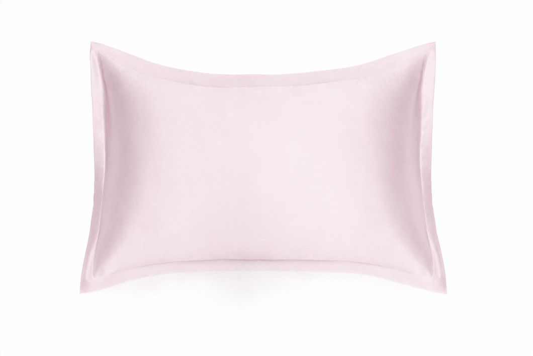 100% Natūralaus Mulberry šilko pagalvės užvalkalas PELENŲ ROŽĖ, modelis Oxford, spalva, 25 momų šilko