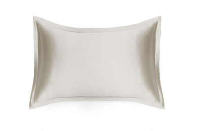 *NAUJIENA! 100 % Natūralaus Mulberry šilko pagalvės užvalkalas SILVER, 30 momų šilkas, šviesi sidabro spalva, Oxford