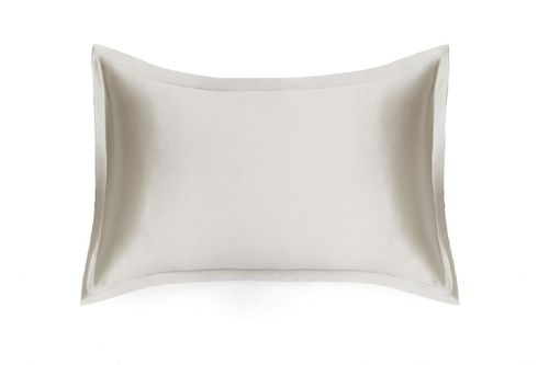 *NAUJIENA! 100 % Natūralaus Mulberry šilko pagalvės užvalkalas SILVER, 30 momų šilkas, šviesi sidabro spalva, Oxford