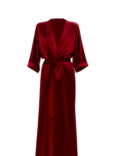 *Naujiena! 100% Natūralaus Mulberry šilko ilgas chalatas