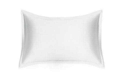 100% Natūralaus Mulberry šilko pagalvės užvalkalas MARLENA, modelis Oxford, spalva šviesiai pilka,  25 momų šilko