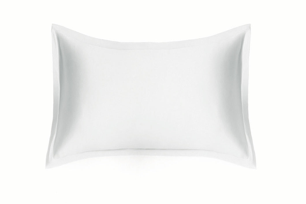 100% Natūralaus Mulberry šilko pagalvės užvalkalas MARLENA, modelis Oxford, spalva šviesiai pilka,  25 momų šilko