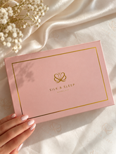 25 momme tankio Mulberry šilko pagalvės užvalkalas smėlio beige spalvos dovanų dėžutėje su ranka | SILK & SLEEP
