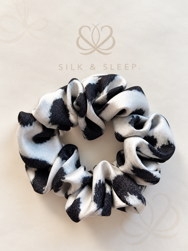 SILK & SLEEP natūralaus šilko plaukų gumytė GUCCI šilko plaukų aksesuaras 