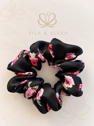 SILK & SLEEP natūralaus šilko plaukų gumytė D&G šilko plaukų aksesuaras 