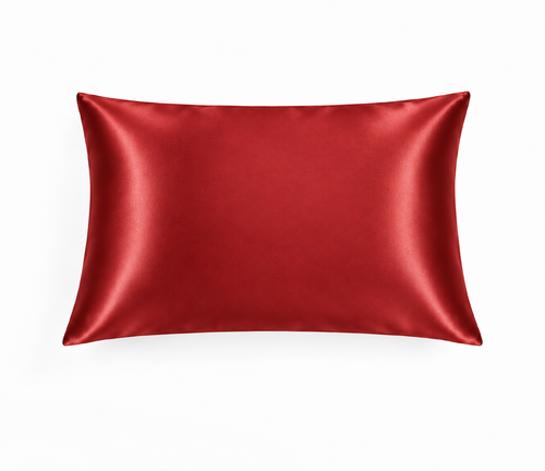 Mulberry šilko 19 mm tankio pagalvės užvalkalas 50x65 Burgundiška
