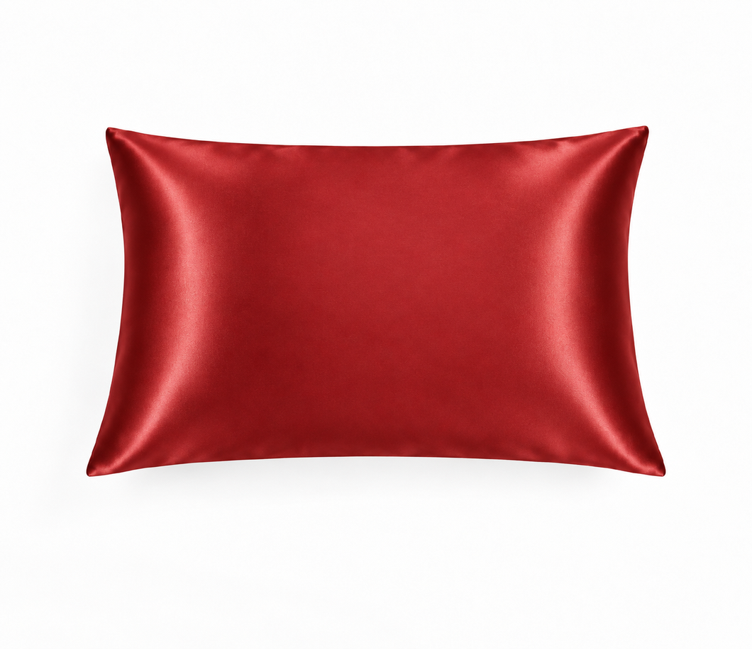 Mulberry šilko 19 mm tankio pagalvės užvalkalas 50x65 Burgundiška