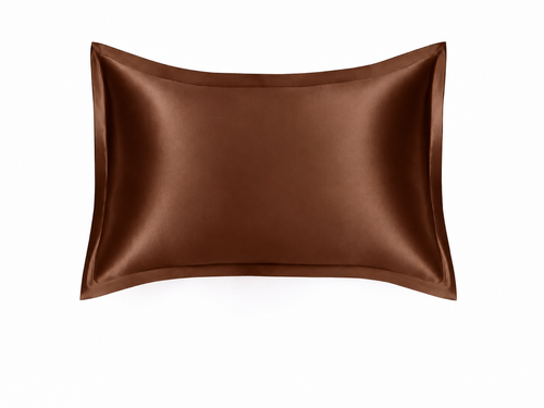 Rudas 19 momų šilkinis pagalvės užvalkalas 50 × 70 cm iš 100% Mulberry šilko