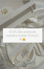 Šilkinė paklodė kūdikio lovelei | Dovana kūdikiui 25 momu tankio